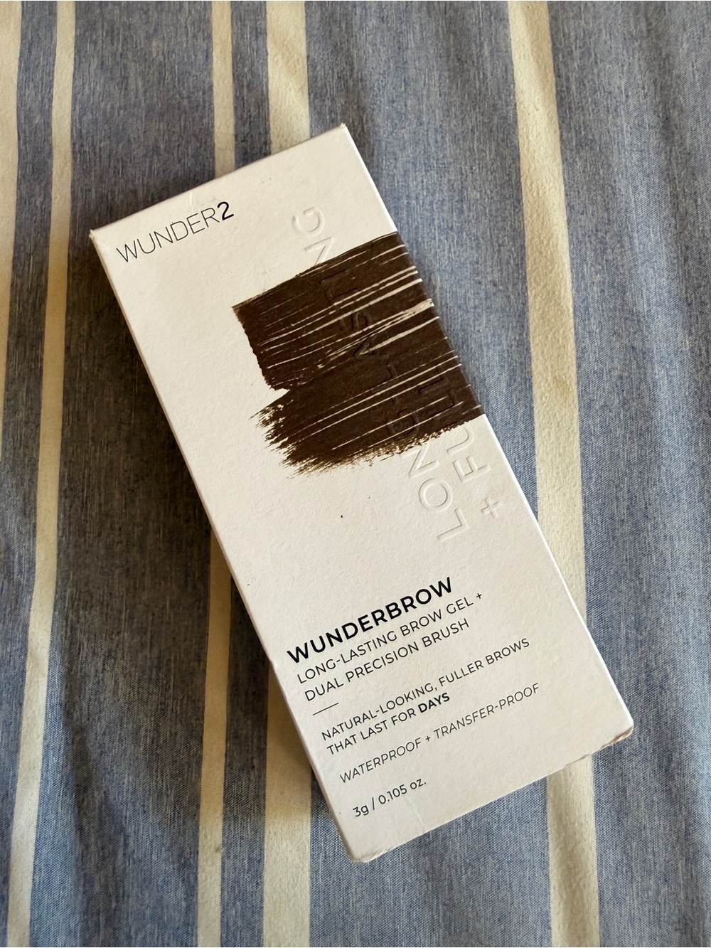 Wunderbrow Brow Gel in Black/Brown - Dual Precision Brush